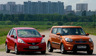 Kia Soul бросил вызов Honda Jazz Kia Soul бросил вызов Honda Jazz