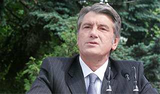 Ющенко празднует раскол Украины Ющенко празднует раскол Украины