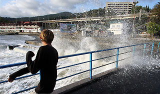 Сочи угрожают смерчи и наводнения Сочи угрожают смерчи и наводнения