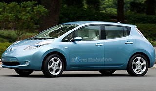 Nissan представил первый электромобиль Nissan представил первый электромобиль