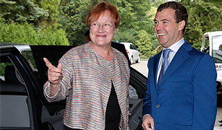 Медведев согласился искупаться в Балтике Медведев согласился искупаться в Балтике