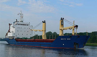 Arctic Sea заметили у берегов Кабо-Верде Arctic Sea заметили у берегов Кабо-Верде