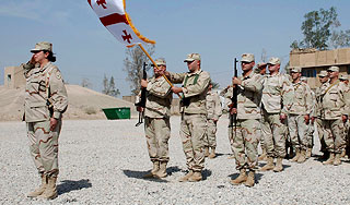 Грузия посылает войска в Афганистан Грузия посылает войска в Афганистан