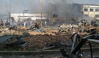 Под завалами РОВД Назрани ищут выживших Под завалами РОВД Назрани ищут выживших