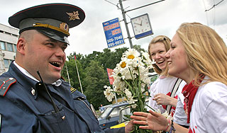 Инспекторов ГИБДД проверят на ловкость Инспекторов ГИБДД проверят на ловкость