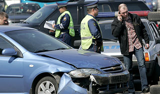 Москва захлебывается в ДТП Москва захлебывается в ДТП