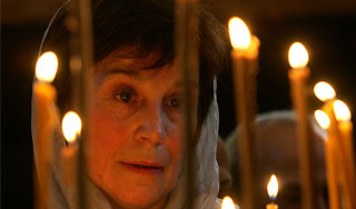 Православные отмечают великий праздник Православные отмечают великий праздник