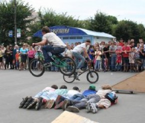 В Клинцах соревновались экстремалы