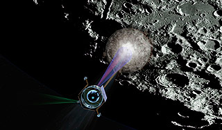 Ради воды NASA будет бомбить Луну Ради воды NASA будет бомбить Луну