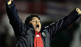 Марадона вывел Аргентину на чемпионат мира Марадона вывел Аргентину на чемпионат мира