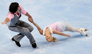 Российские фигуристы выиграли у чемпионов Российские фигуристы выиграли у чемпионов