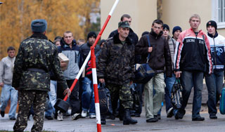 Грипп отменил призыв в армию Украины Грипп отменил призыв в армию Украины