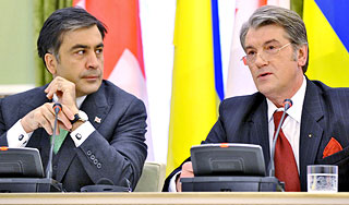 Путин дал совет Ющенко и Саакашвили Путин дал совет Ющенко и Саакашвили