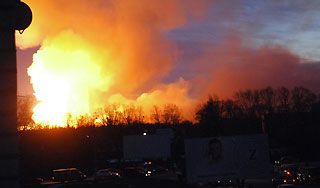 Новый взрыв прогремел на складе боеприпасов Новый взрыв прогремел на складе боеприпасов