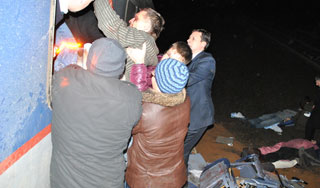 Как спасали пассажиров "Невского экспресса" Как спасали пассажиров "Невского экспресса"