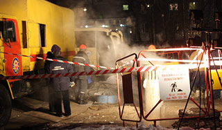 Морозы в Москве оставили без тепла 11 домов Морозы в Москве оставили без тепла 11 домов