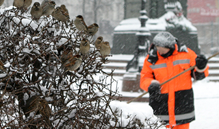 В выходные столицу засыплет снегом В выходные столицу засыплет снегом