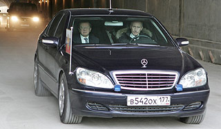 Путин испытал олимпийскую дорогу Путин испытал олимпийскую дорогу