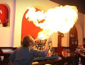 Новый год с огоньком Огненное шоу в «Санторини»