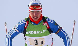 Россиянин выиграл биатлонный спринт Россиянин выиграл биатлонный спринт