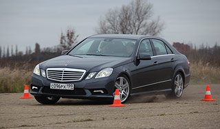 Тестируем полный привод Mercedes E-класса Тестируем полный привод Mercedes E-класса