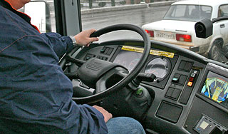 Водитель рейсового автобуса умер за рулем Водитель рейсового автобуса умер за рулем