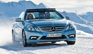 Mercedes привез в Россию "зимний" кабриолет Mercedes привез в Россию "зимний" кабриолет
