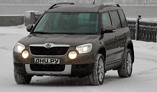 В Москве опробован новый Skoda Yeti В Москве опробован новый Skoda Yeti