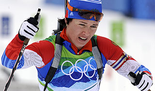 Мужчины России ждут подарка от биатлонисток Мужчины России ждут подарка от биатлонисток