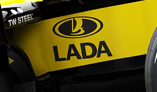 Показан болид "Формулы-1" с логотипом Lada Показан болид "Формулы-1" с логотипом Lada