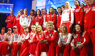 Медведев наградил героев Олимпиады Медведев наградил героев Олимпиады