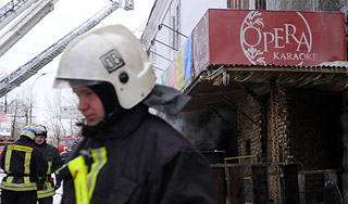 Пожаром в клубе "Опера" прикрыли убийство Пожаром в клубе "Опера" прикрыли убийство