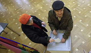 Россияне испытали новый способ голосования Россияне испытали новый способ голосования