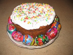 Горожан поздравили с Пасхой