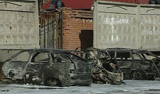 Смертник взорвал угнанное на Украине авто Смертник взорвал угнанное на Украине авто