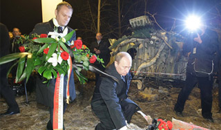 Путин: Россия скорбит вместе с Польшей Путин: Россия скорбит вместе с Польшей