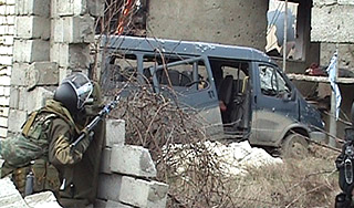Cпецназ вступил в бой с боевиками Вагабова Cпецназ вступил в бой с боевиками Вагабова