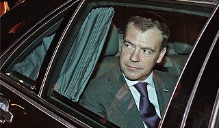 Дорожные пробки удивили президента России Дорожные пробки удивили президента России