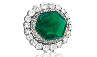 Продана уникальная изумрудная брошь Продана уникальная изумрудная брошь