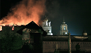 Псковский Кремль погорел на миллион евро Псковский Кремль погорел на миллион евро