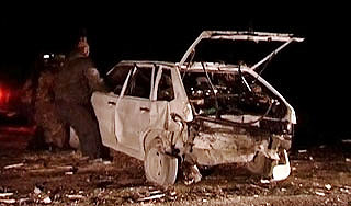 Пост милиции взорвали 100 кг тротила Пост милиции взорвали 100 кг тротила