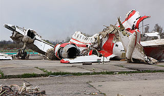 Воссоздан последний полет польского Ту-154 Воссоздан последний полет польского Ту-154