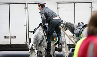 Милиционер погиб под копытами своей лошади Милиционер погиб под копытами своей лошади