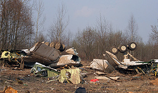 Место гибели Качиньского взяли под охрану Место гибели Качиньского взяли под охрану