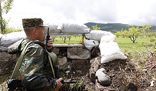 У границы Грузии погиб российский солдат У границы Грузии погиб российский солдат
