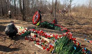 На месте гибели Качиньского поставят стелу На месте гибели Качиньского поставят стелу