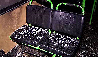 В Москве обстреляли рейсовый автобус В Москве обстреляли рейсовый автобус