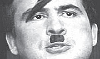 Михаила Саакашвили сравнили с Гитлером Михаила Саакашвили сравнили с Гитлером