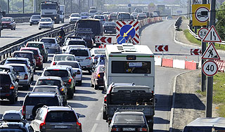 Ленинградке дали дополнительные полосы Ленинградке дали дополнительные полосы