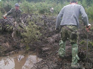 В «Соловьях» молодой человек едва не утонул в глине